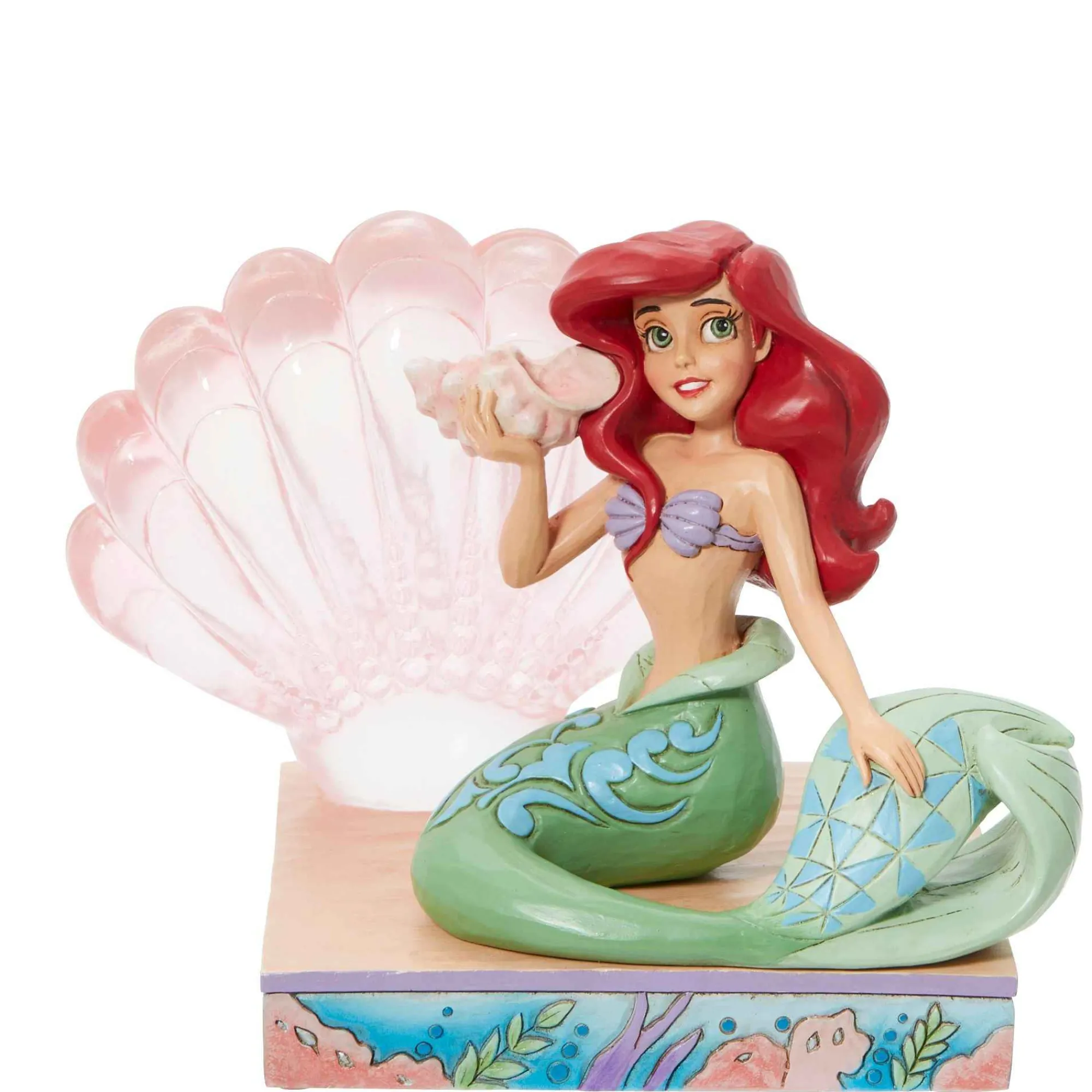 Disney Traditions Ariel Clear Resin Shell