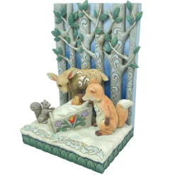 Jim Shore Heartwood Creek Baby Jesus And Animals Fig