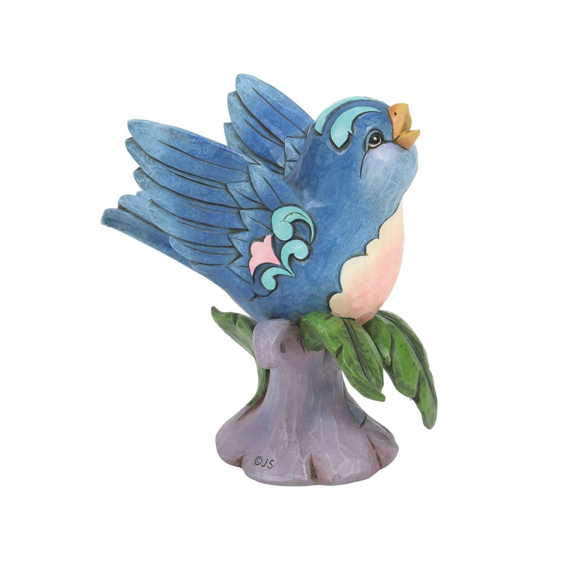 Jim Shore Heartwood Creek Bluebird On Branch