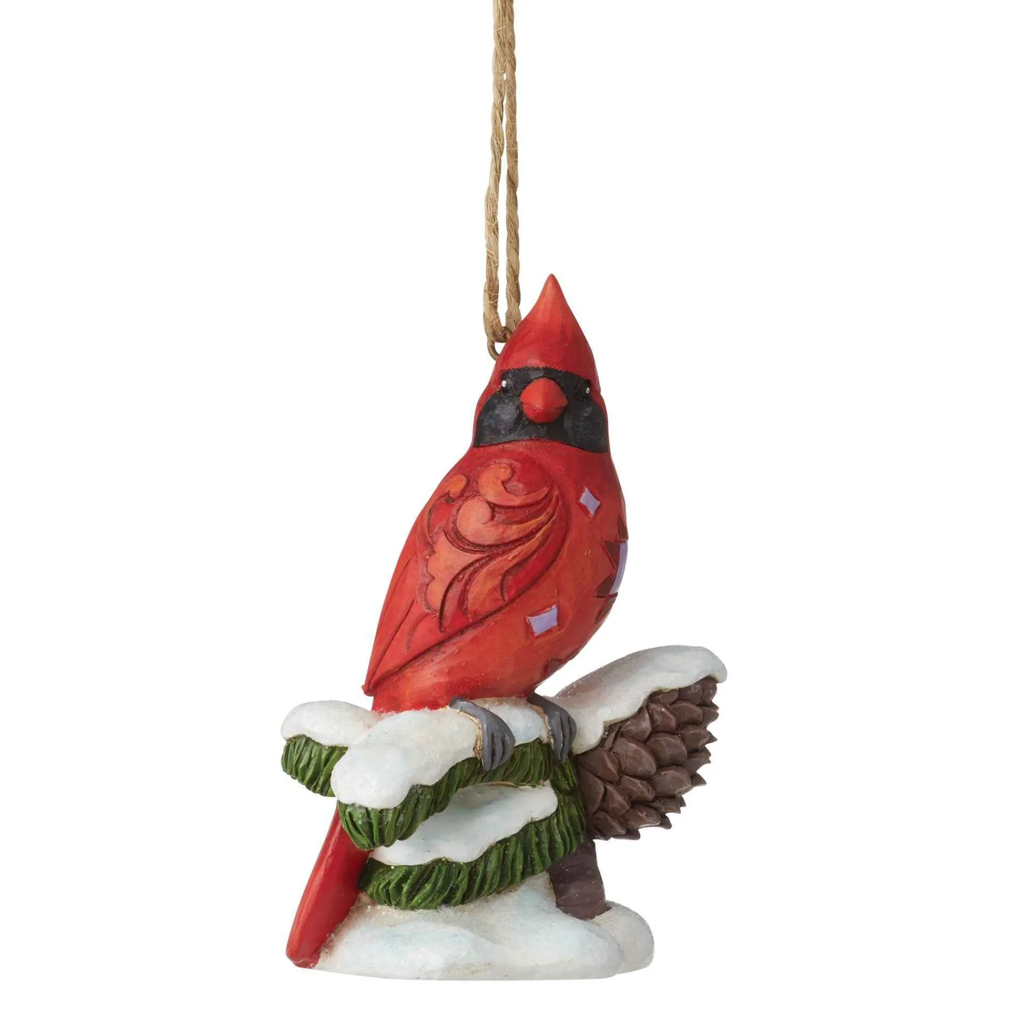 Jim Shore Heartwood Creek Caring Cardinals Winter Bless