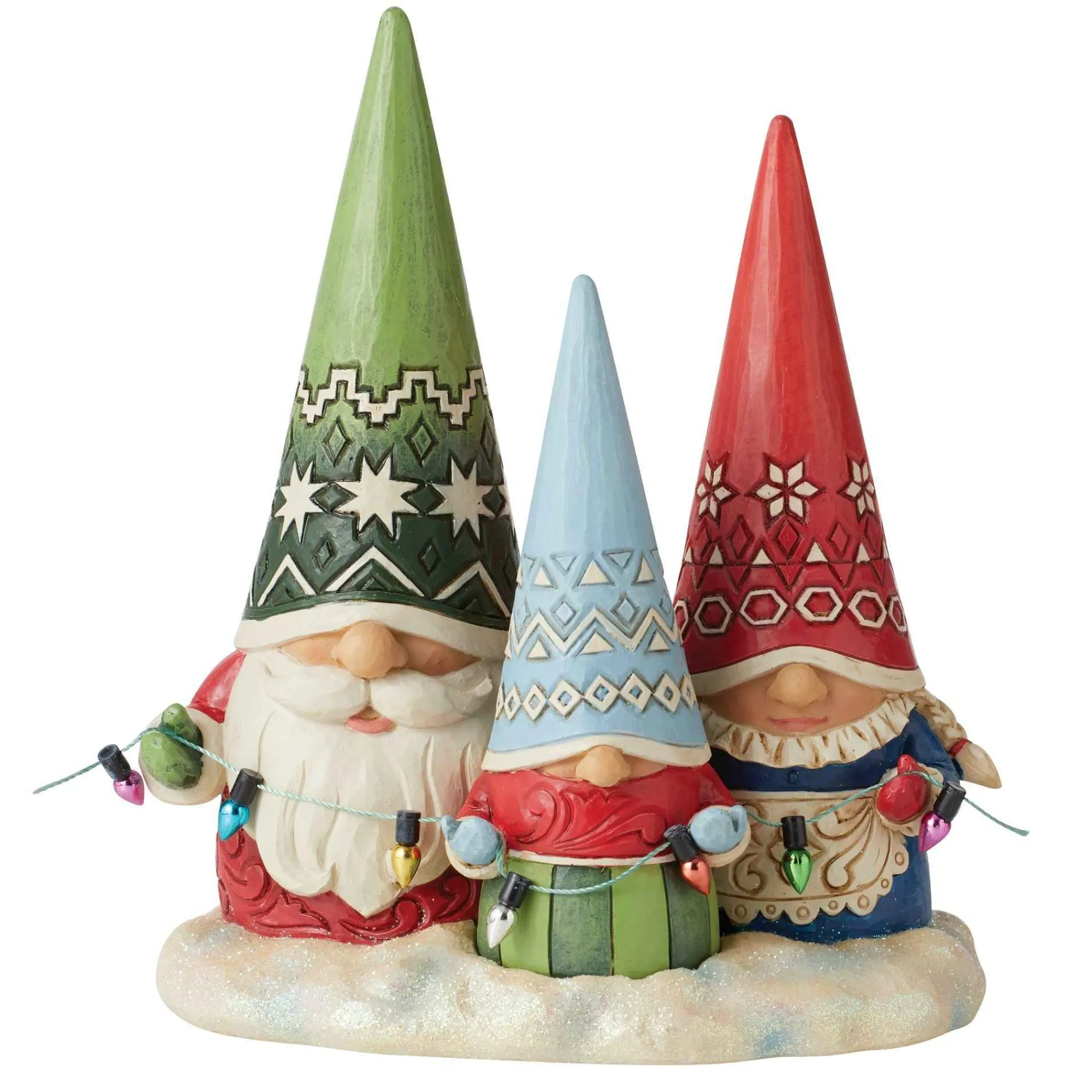 Jim Shore Heartwood Creek Christmas Gnome Family