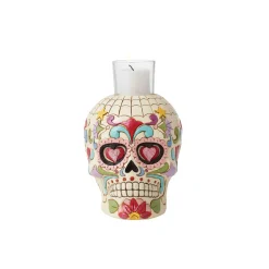 Jim Shore Heartwood Creek Day Of Dead Skull Candleholder