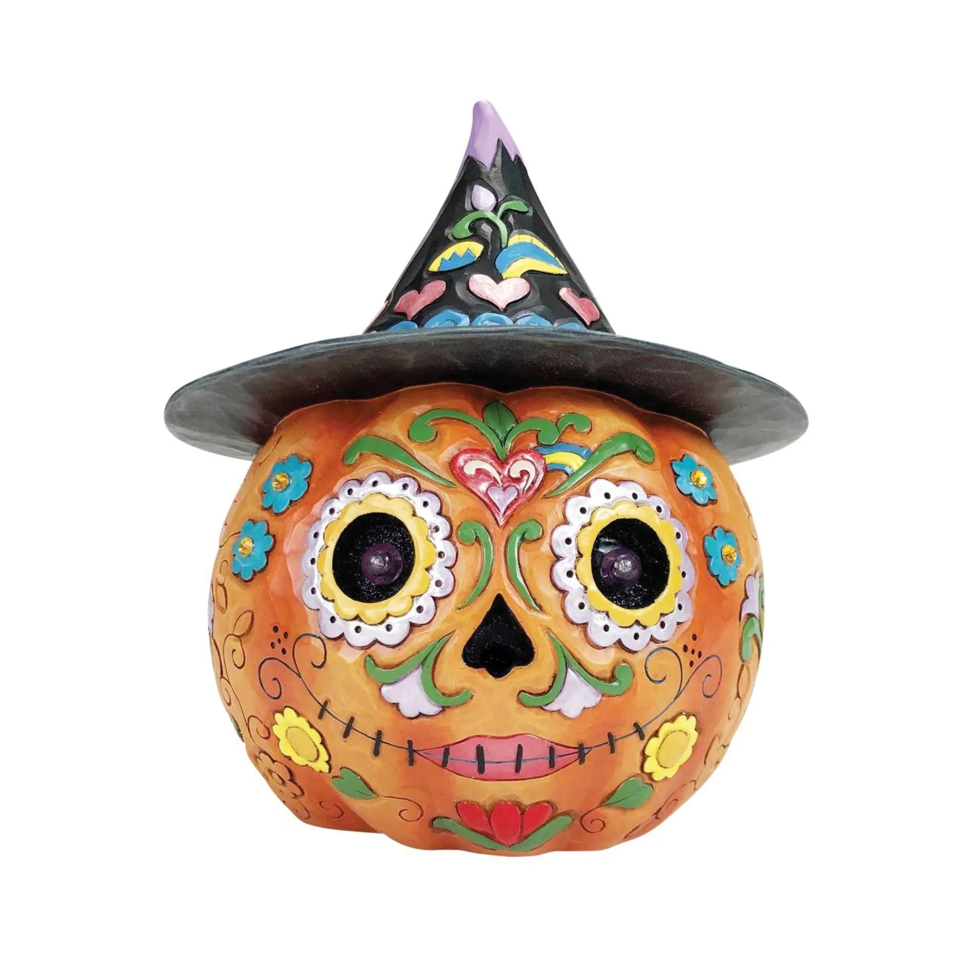 Jim Shore Heartwood Creek Day Of The Dead Jack'O Lantern