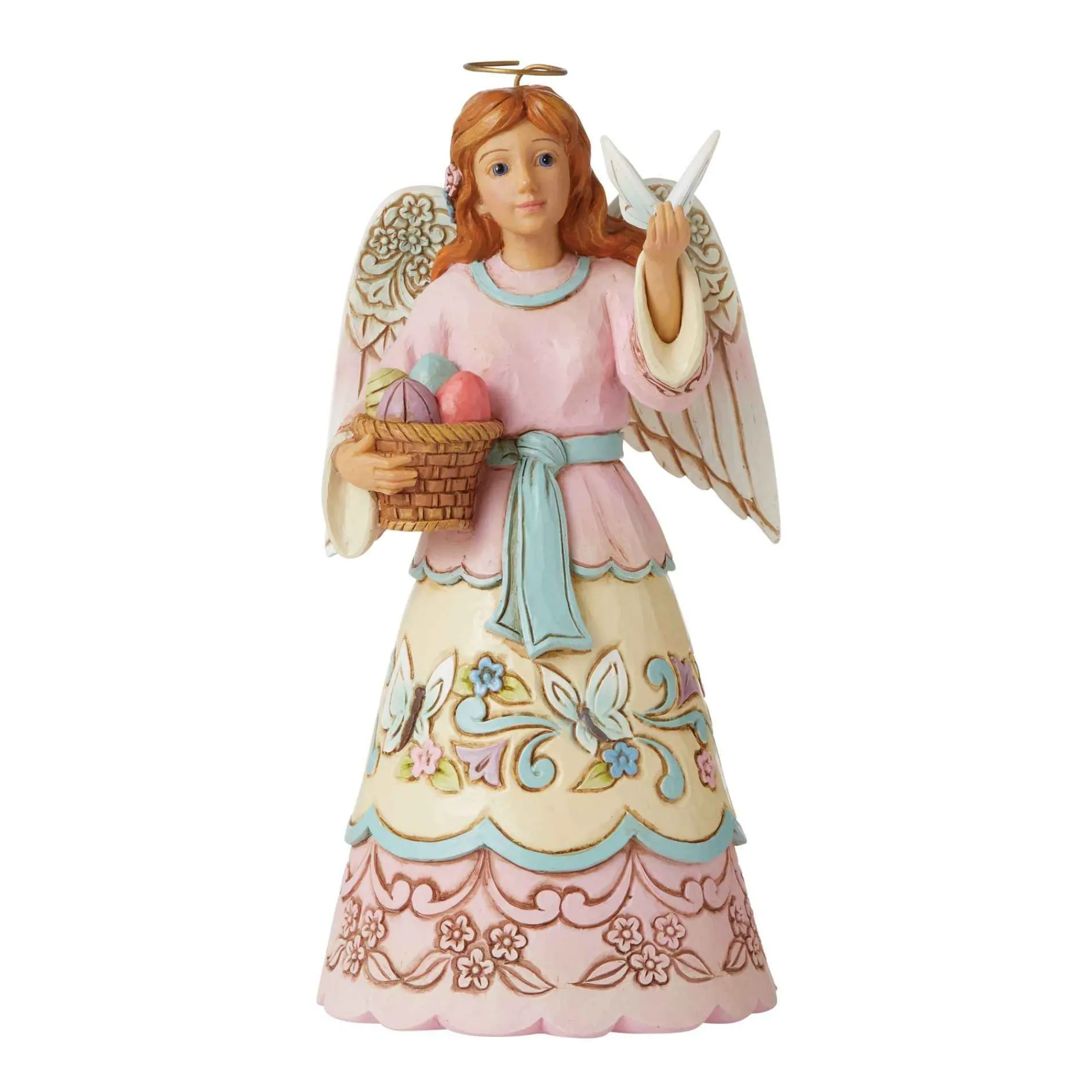 Jim Shore Heartwood Creek Easter Angel With Butterfly