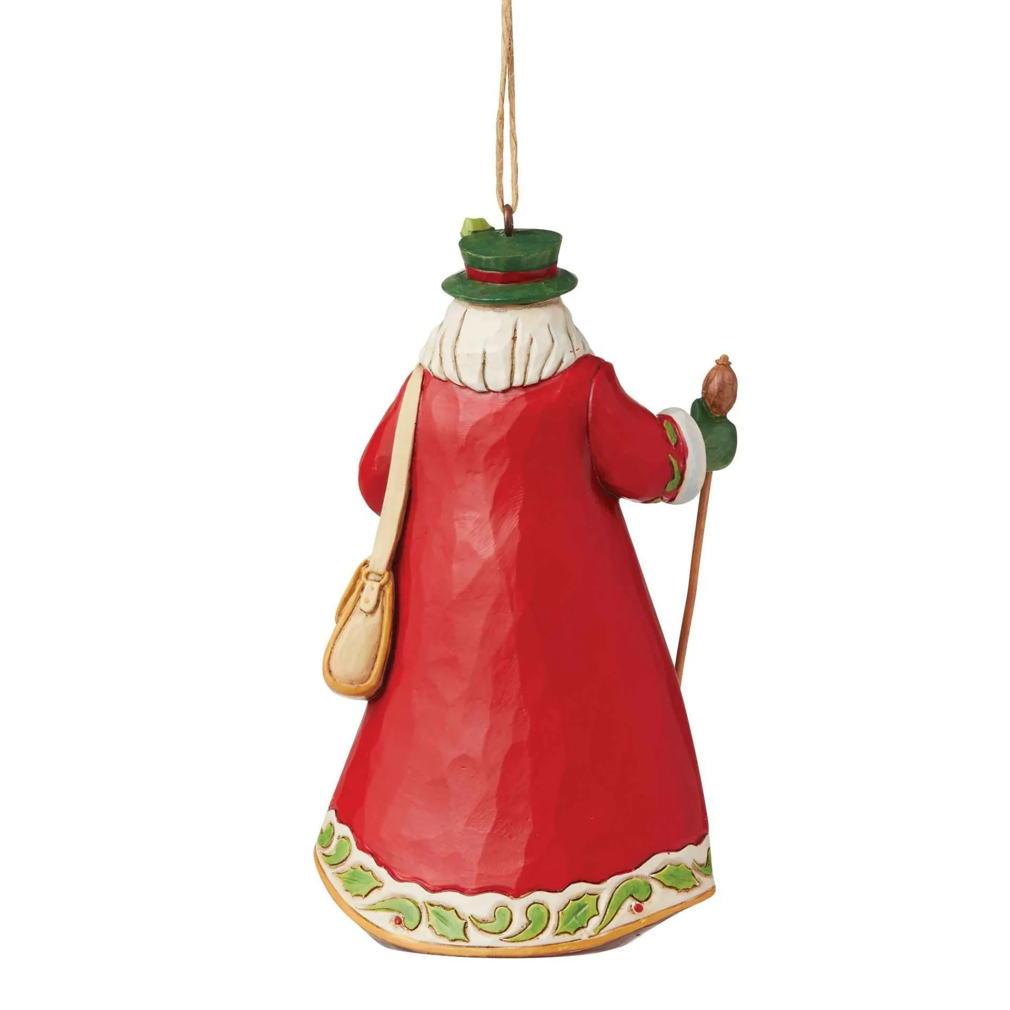 Jim Shore Heartwood Creek German Santa Ornament