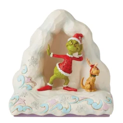 Grinch by Jim Shore Grinch And Max On Snow Mound