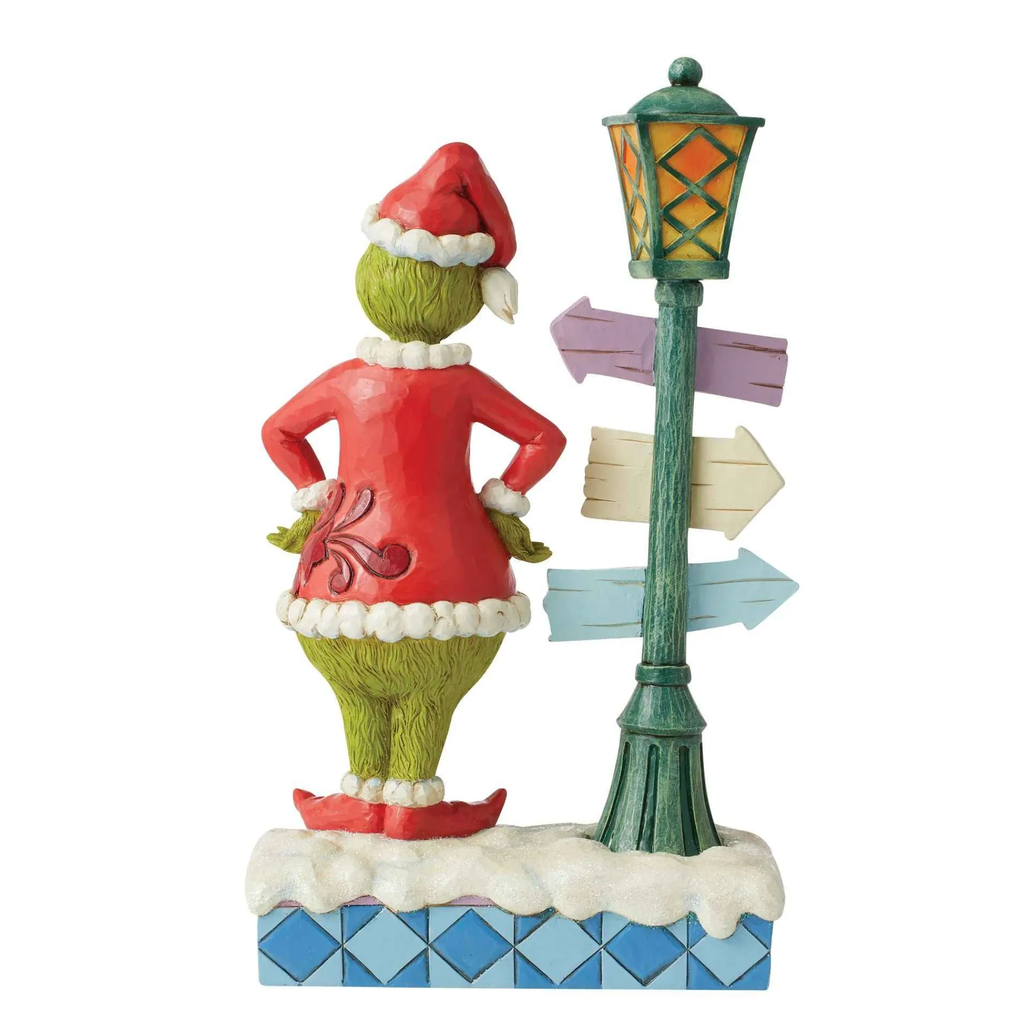 Grinch by Jim Shore Grinch By Lit Lamppost
