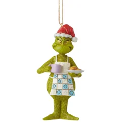 Grinch by Jim Shore Grinch In Apron W/ Cookies Orn