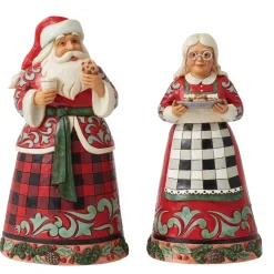 Jim Shore Heartwood Creek Highlandglen Santa & Mrs.Claus