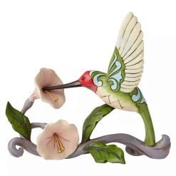 Jim Shore Heartwood Creek Hummingbird With Flower