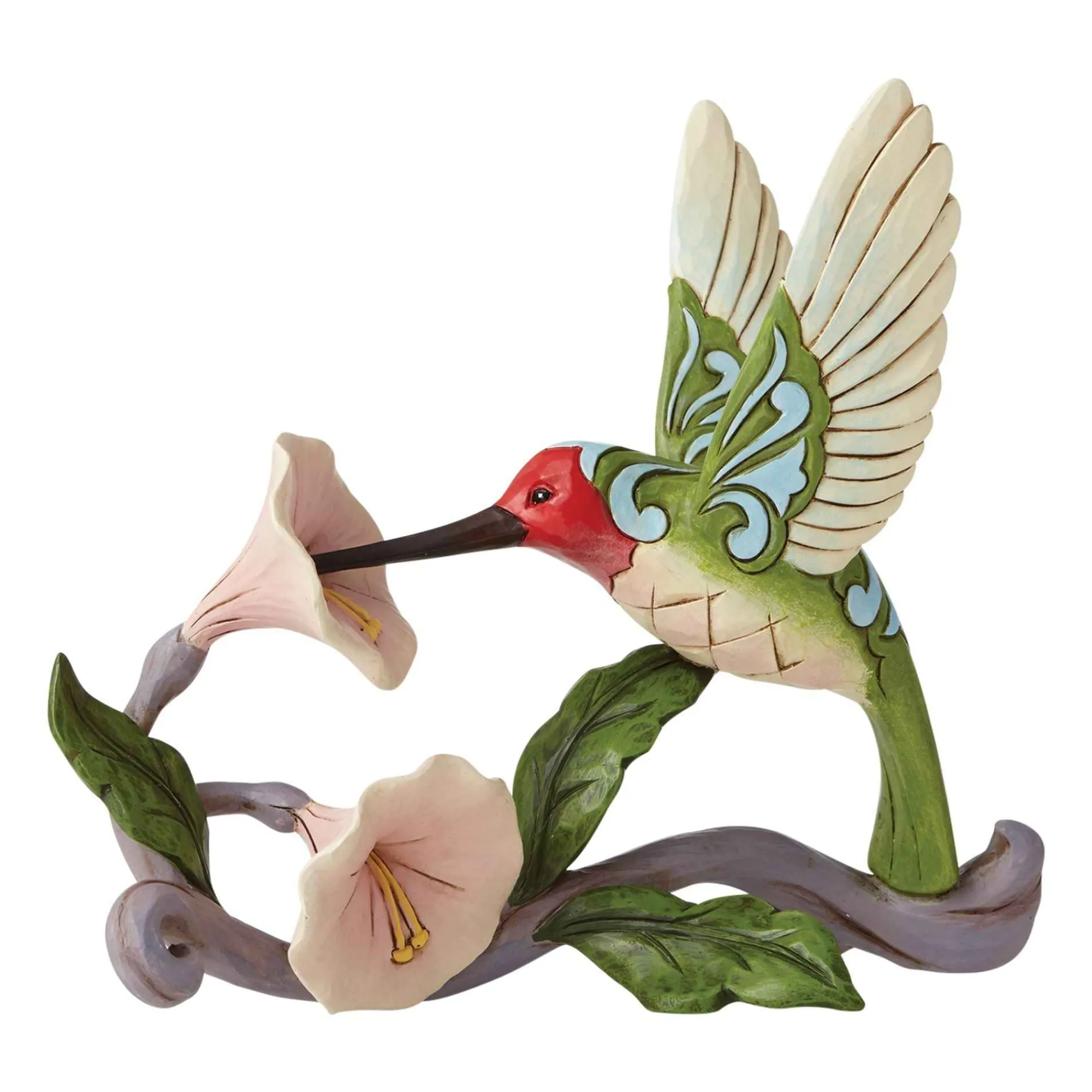 Jim Shore Heartwood Creek Hummingbird With Flower