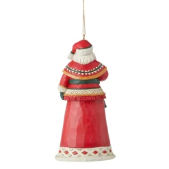 Jim Shore Heartwood Creek Lapland Santa Hanging Ornament