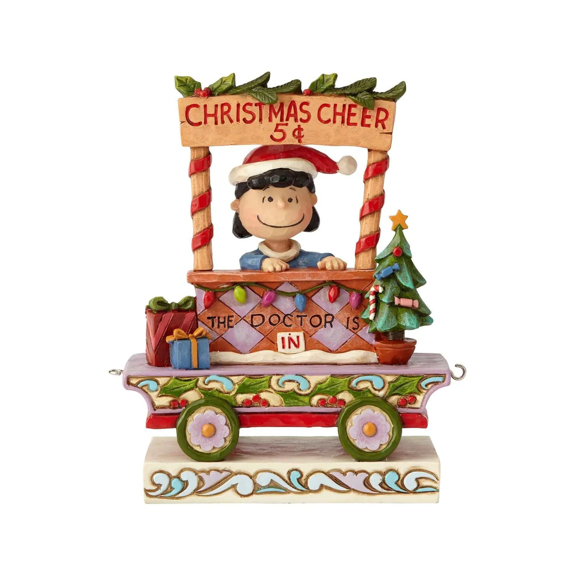 Peanuts by Jim Shore Lucy Christmas Train Car