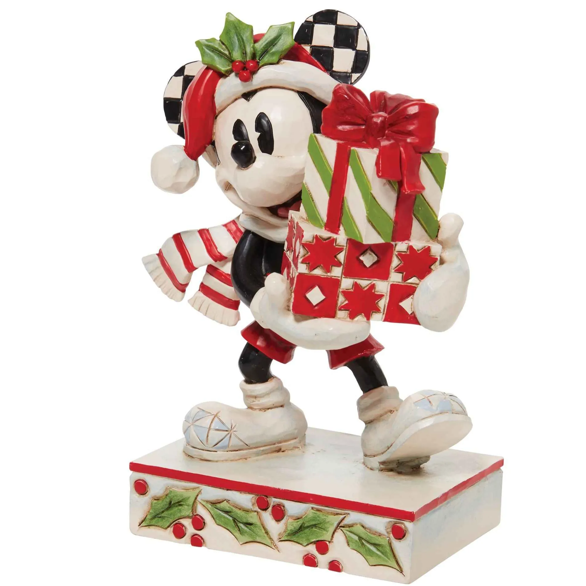 Disney Traditions Mickey Bwr&G Stacked Presents