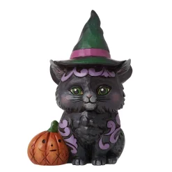 Jim Shore Heartwood Creek Mini Black Cat