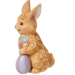 Jim Shore Heartwood Creek Mini Easter Bunny Floral