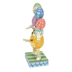 M&M's® by Jim Shore M&M's Yellow Character W/Eggs