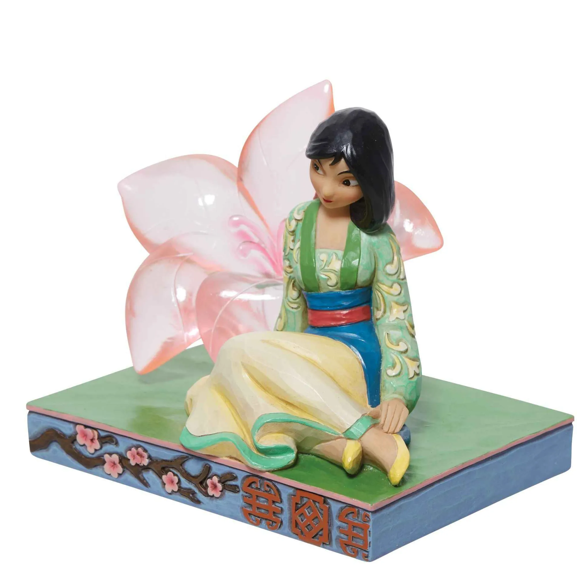 Disney Traditions Mulan Clear Resin Cherry Bloss