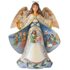 Jim Shore Heartwood Creek Nativity Angel With Robe Scene