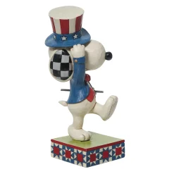Peanuts by Jim Shore Patriotic Snoopy Marching