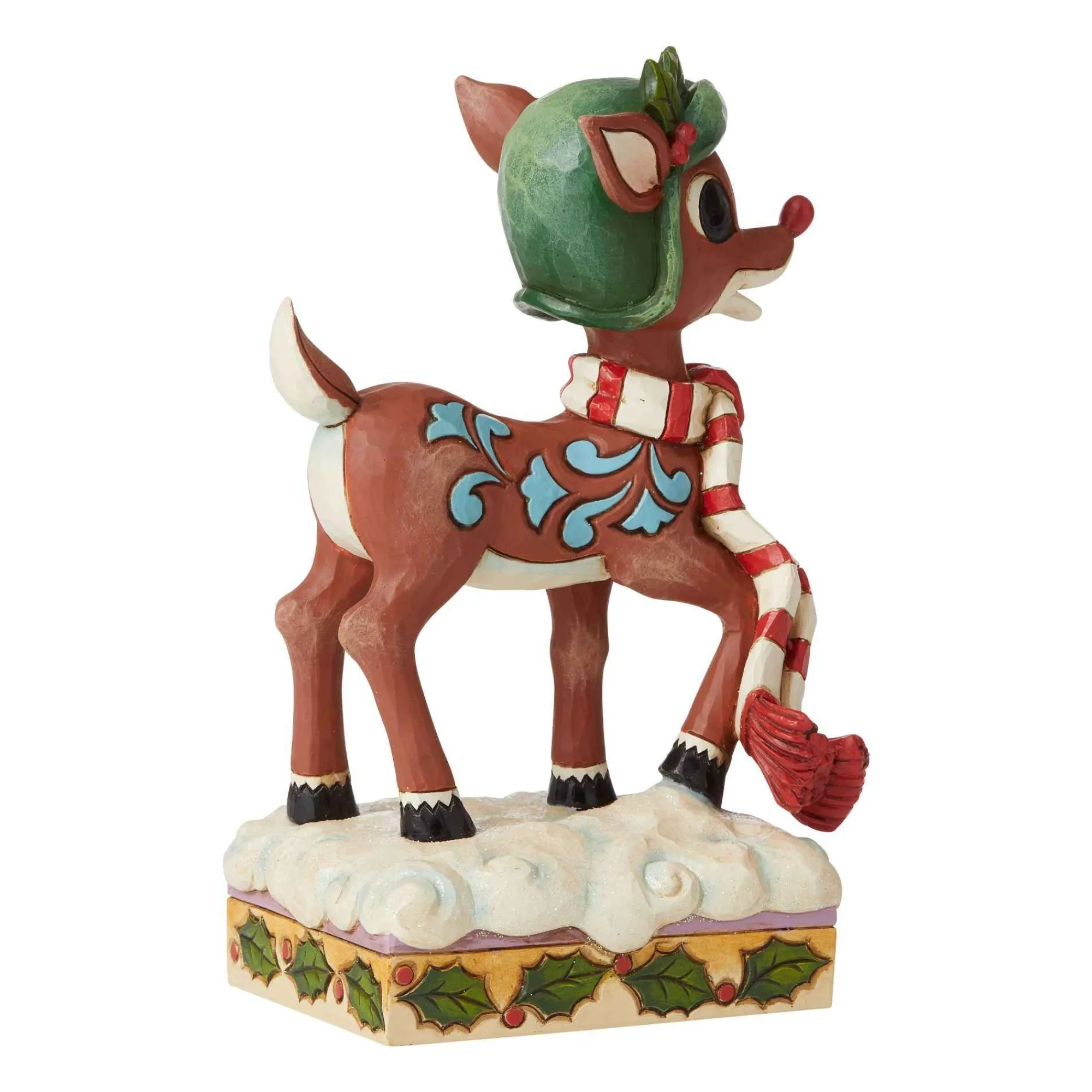 Rudolph Traditions by Jim Shore Rudolph In Aviator Hat