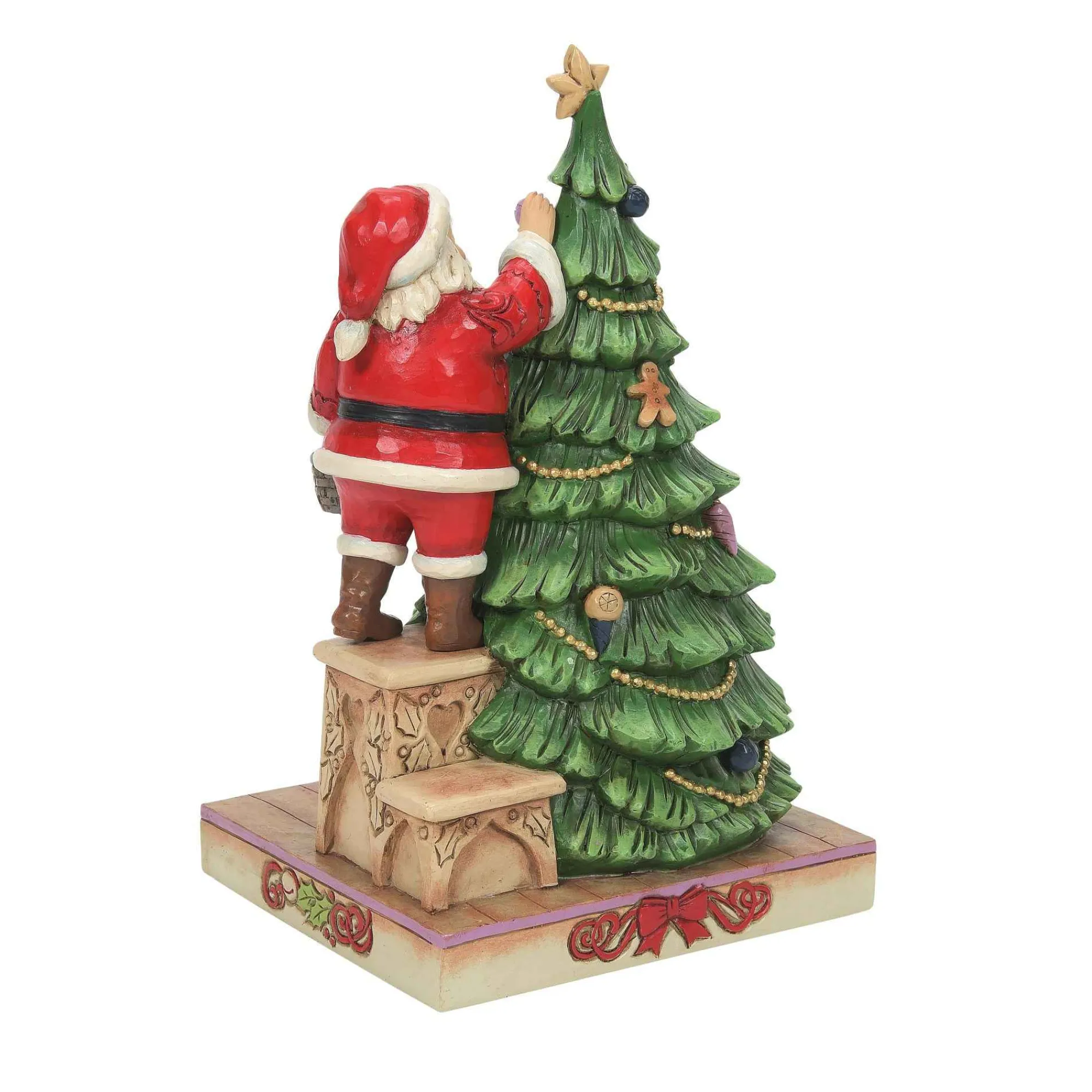 Jim Shore Heartwood Creek Santa Decorating Tree