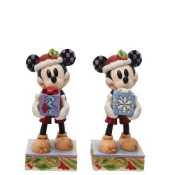 Disney Traditions Santa Mickey With Gift