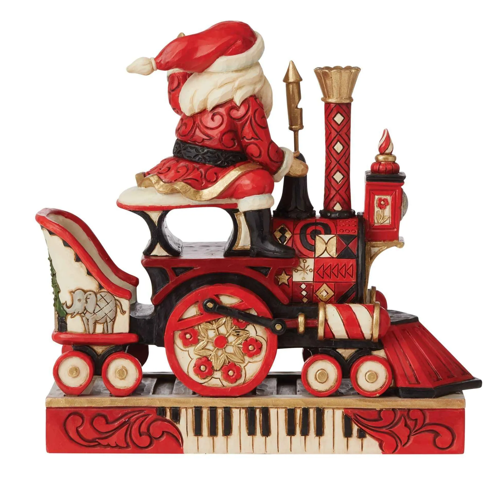 FAO Schwarz by Jim Shore Santa Riding Fao Schwarz Train