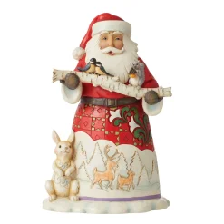 Jim Shore Heartwood Creek Santa With Animals