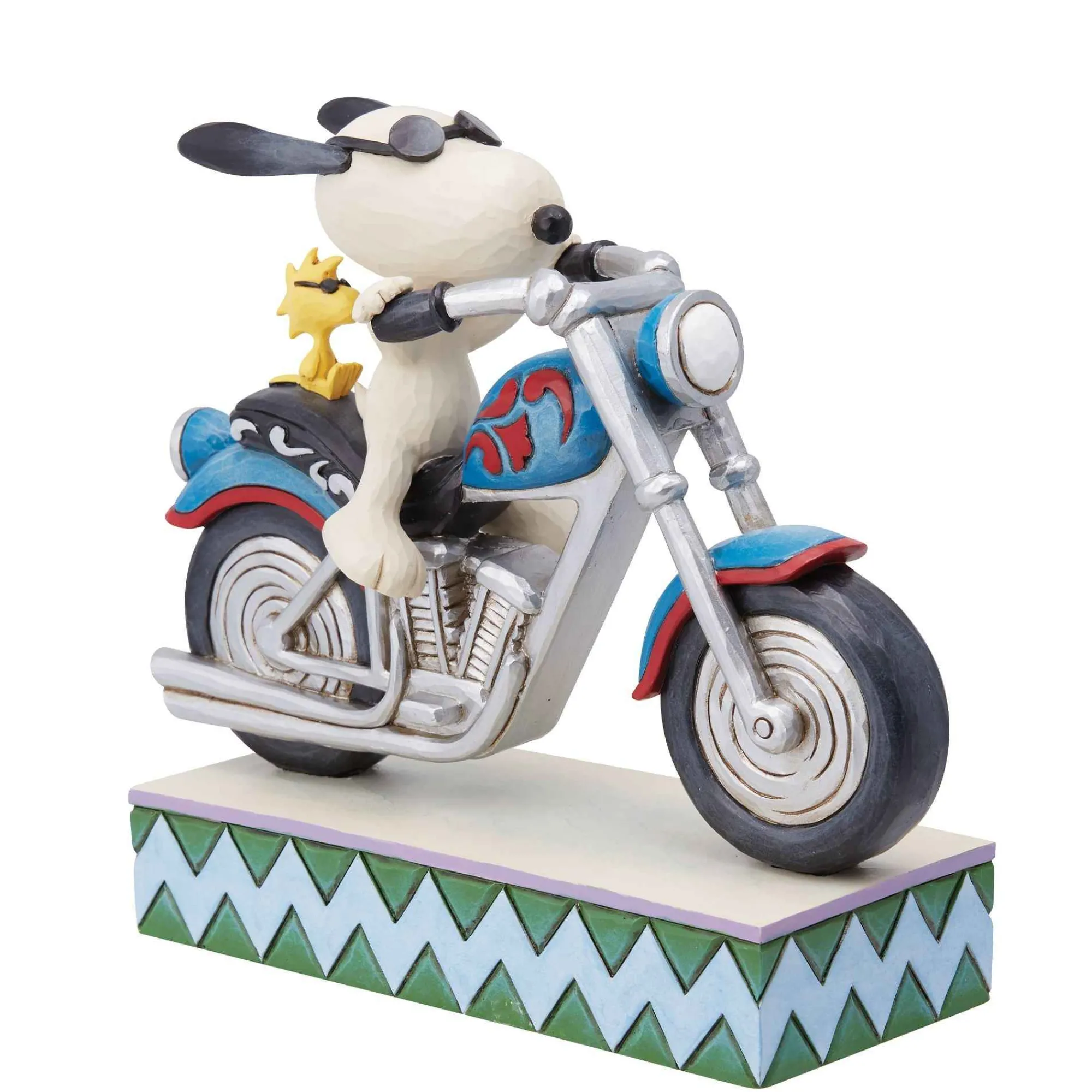 Peanuts by Jim Shore Snoopy & Woodstock Riding Moto