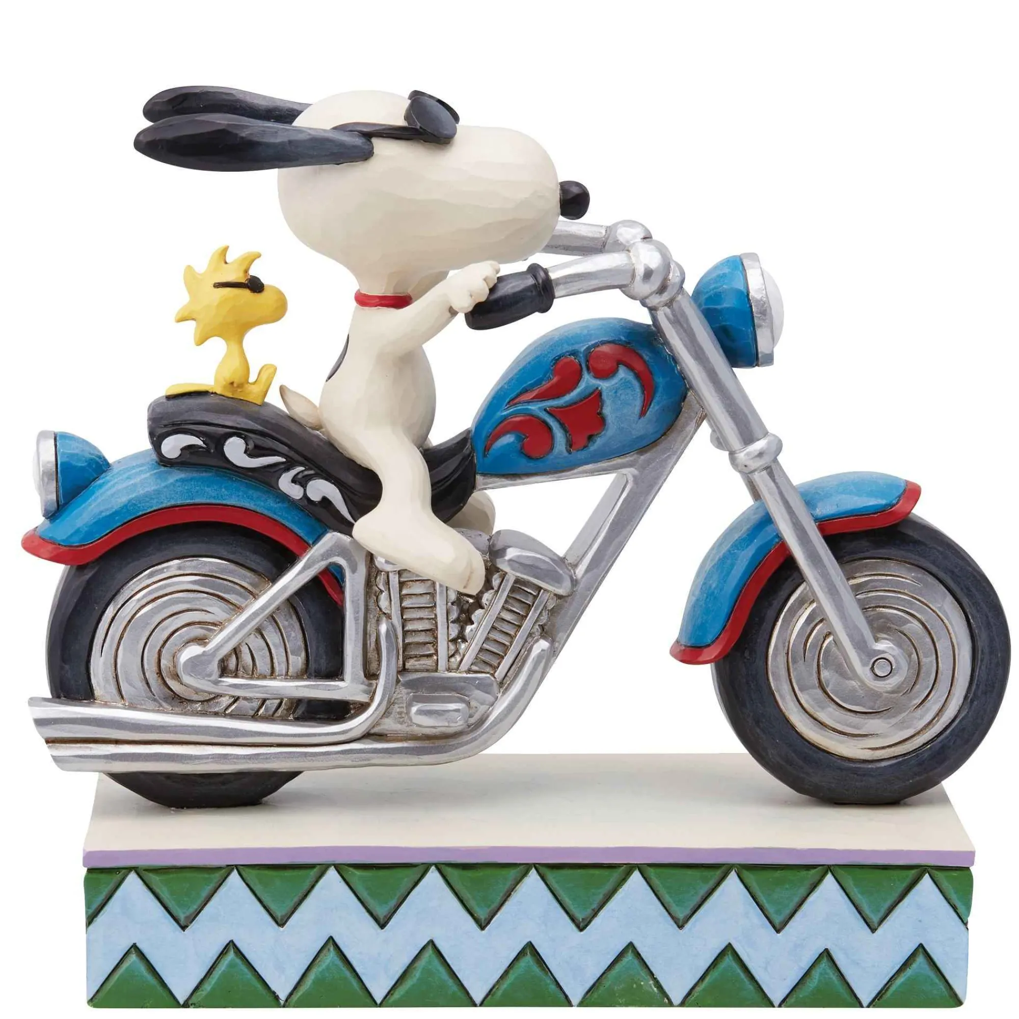 Peanuts by Jim Shore Snoopy & Woodstock Riding Moto