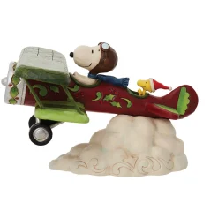 Peanuts by Jim Shore Snoopy Flying Ace Plane
