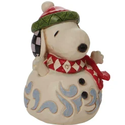 Peanuts by Jim Shore Snoopy Snowman Mini