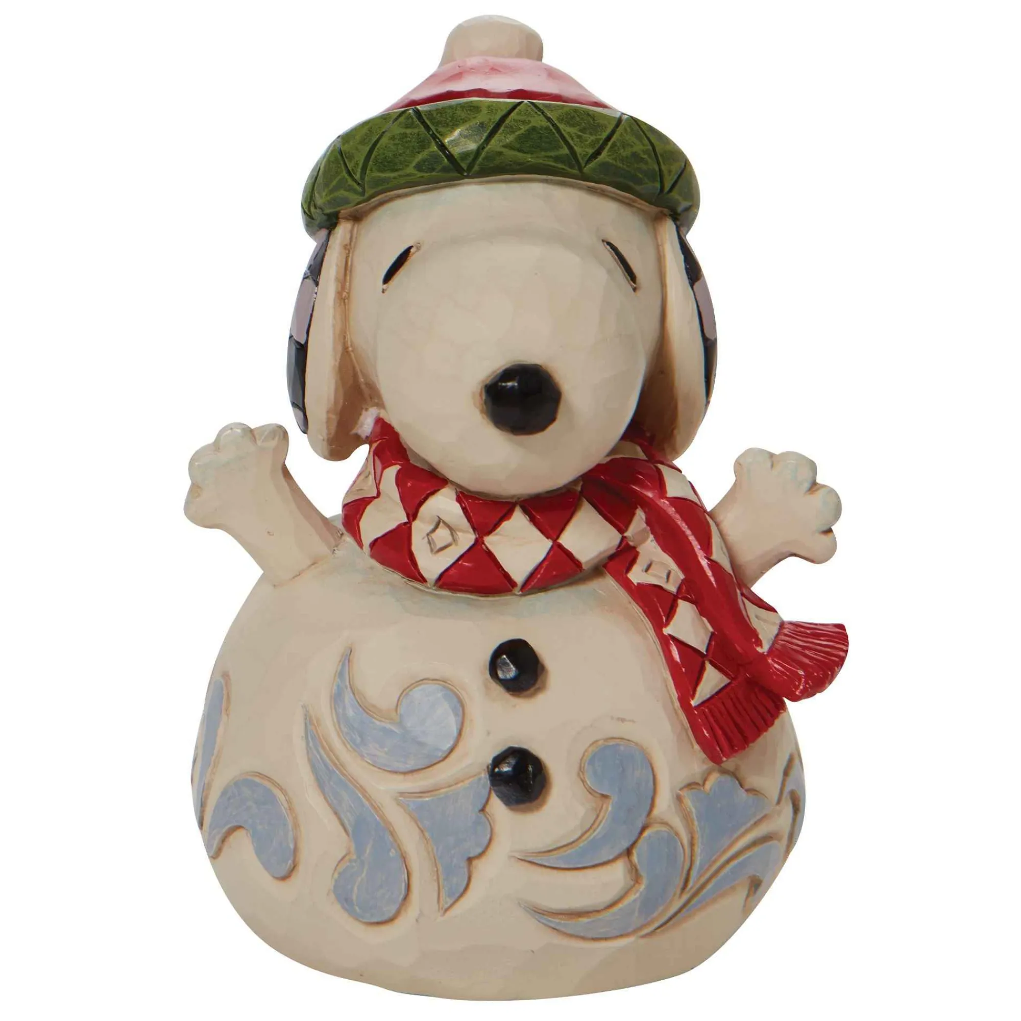 Peanuts by Jim Shore Snoopy Snowman Mini