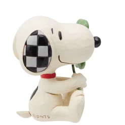Peanuts by Jim Shore Snoopy With Clover Mini