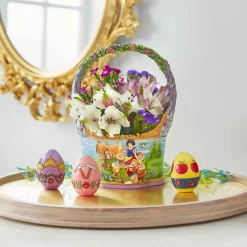 Disney Traditions Snow White Basket & Eggs