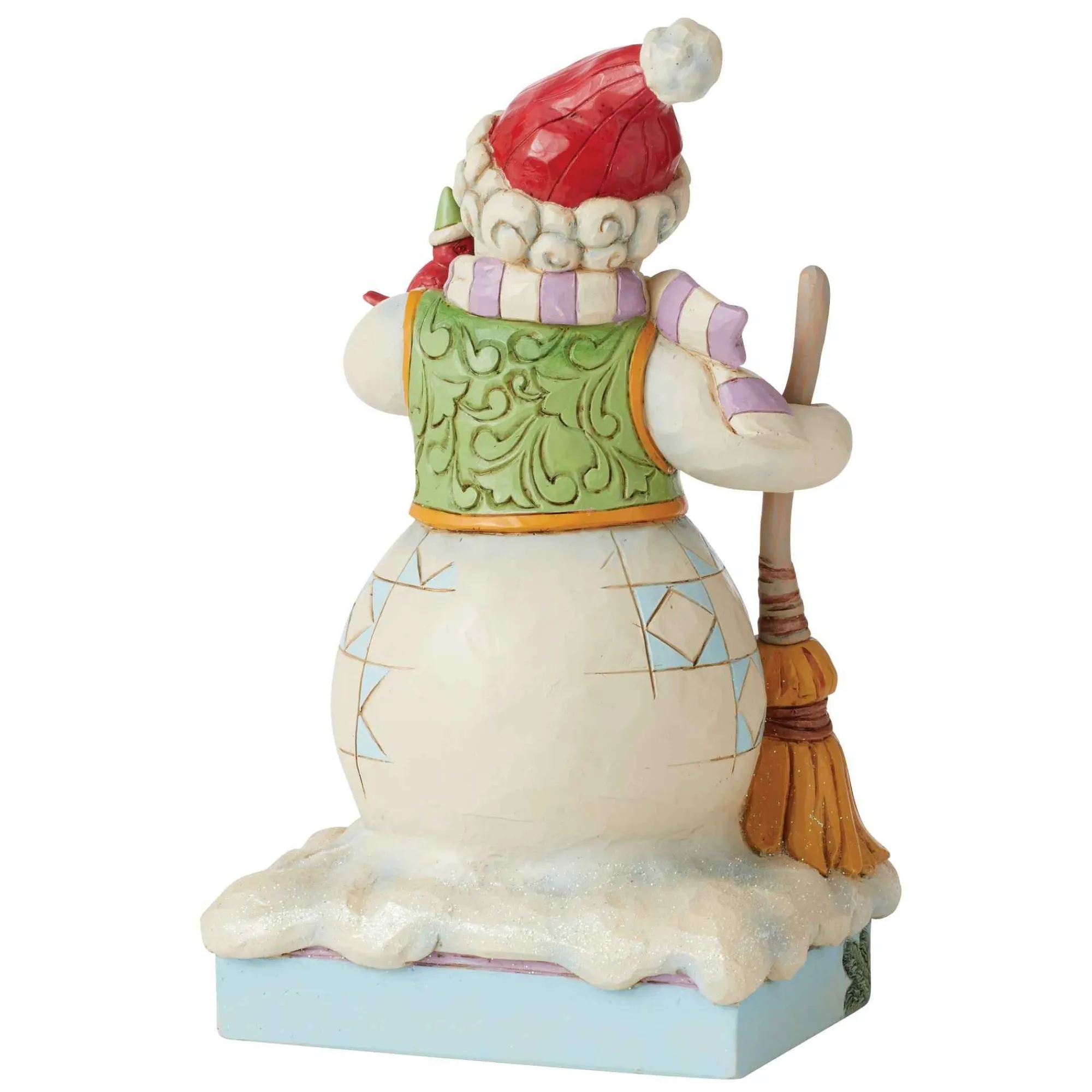 Jim Shore Heartwood Creek Snowman With Cardinal