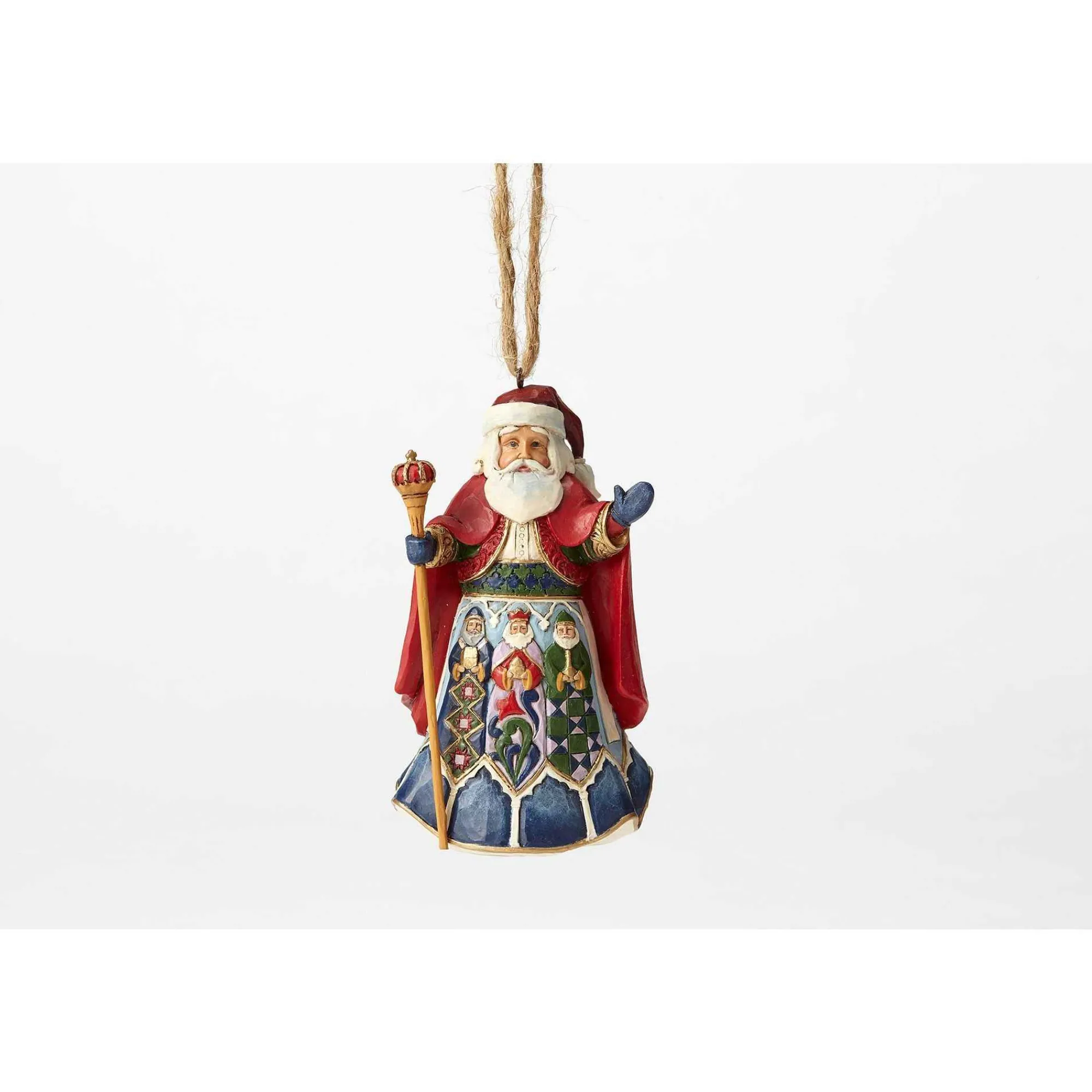 Jim Shore Heartwood Creek Spanish Santa Ornament