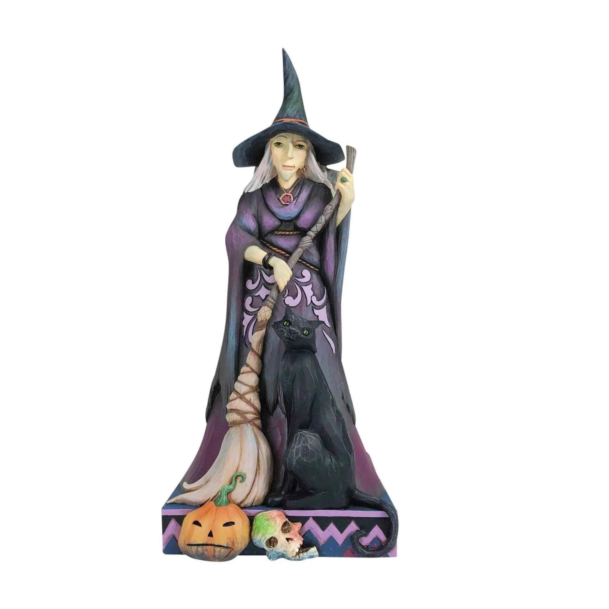 Jim Shore Heartwood Creek Spooky Or Sweet Twosided Witch