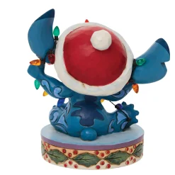 Disney Traditions Stitch Wrapped In Christmas Li