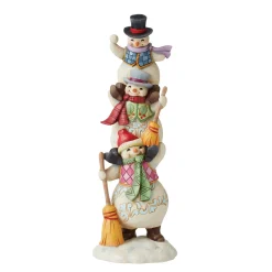Jim Shore Heartwood Creek Three Stacked Snowmen