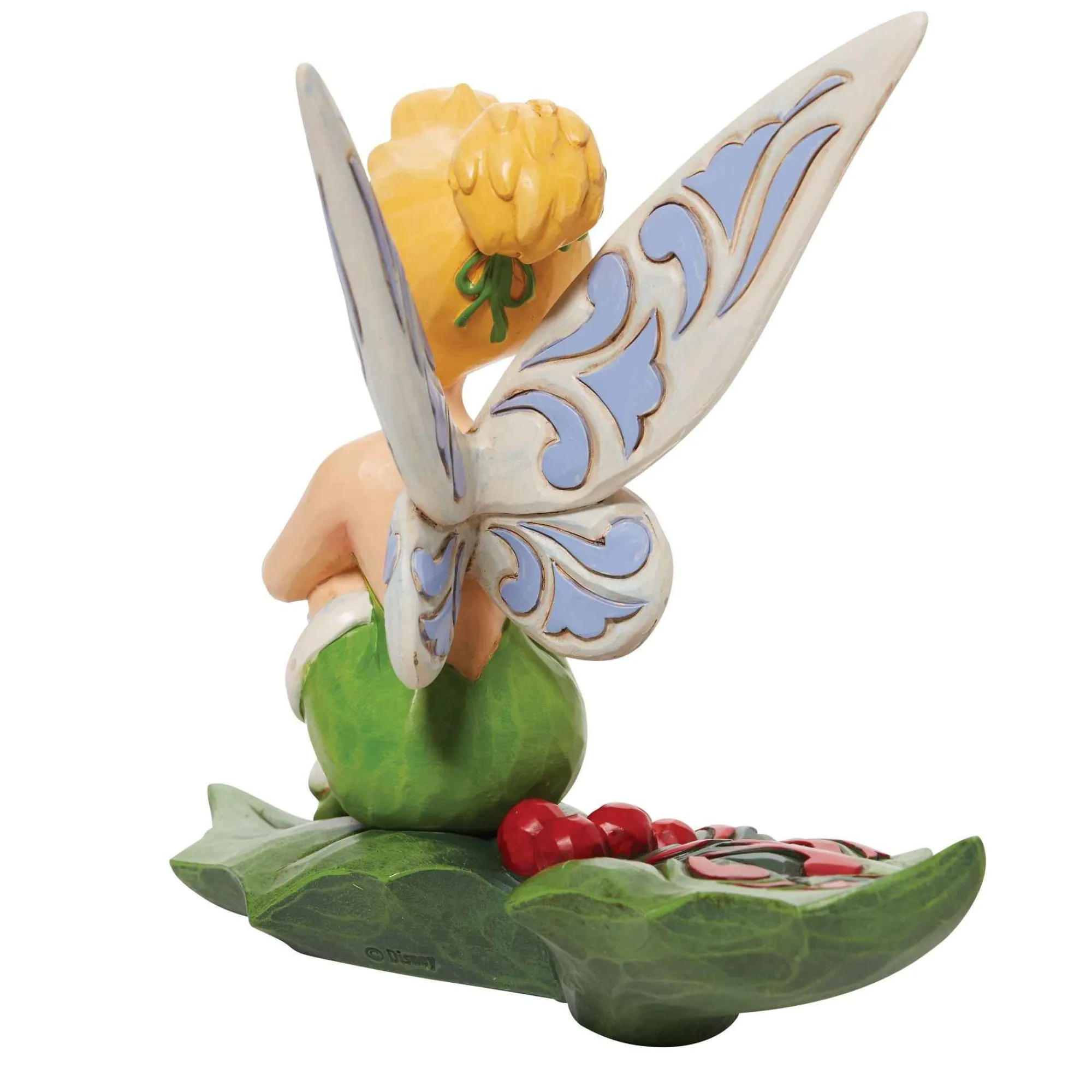 Disney Traditions Tinker Bell Sitting On Holly