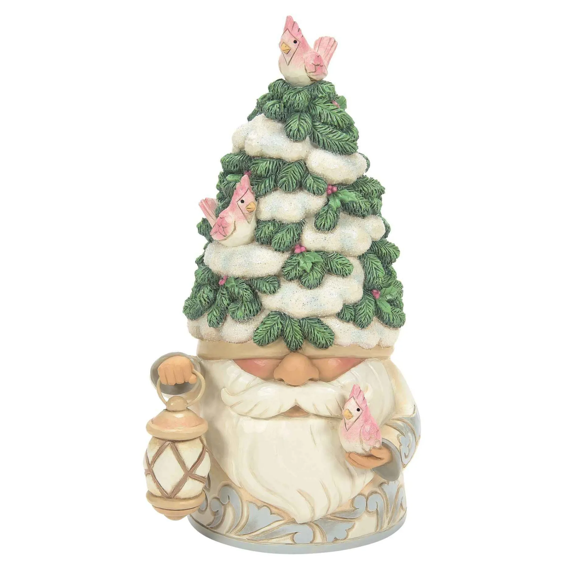 Jim Shore Heartwood Creek Woodland Gnome Evergreen Hat