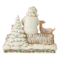 Jim Shore Heartwood Creek Woodland Santa Sitting/Animals