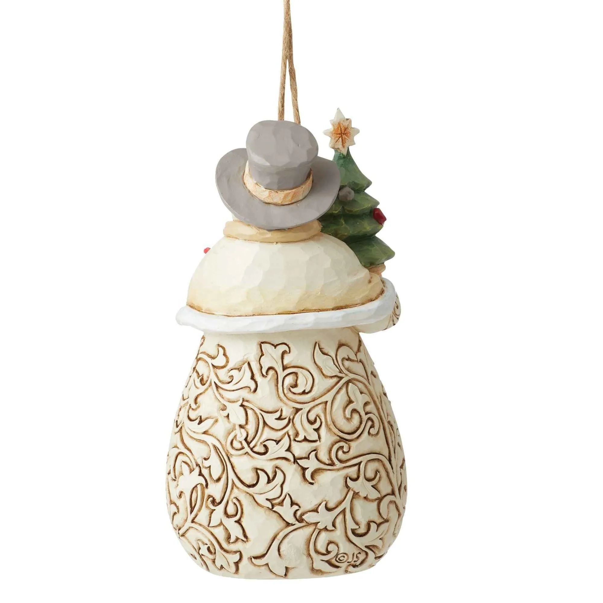 Jim Shore Heartwood Creek Woodland Snowman/Tree Orn