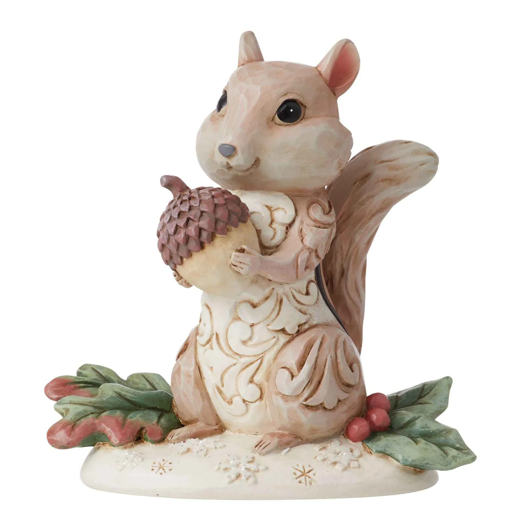 Jim Shore Heartwood Creek Woodlnd Chipmunk Holding Acorn